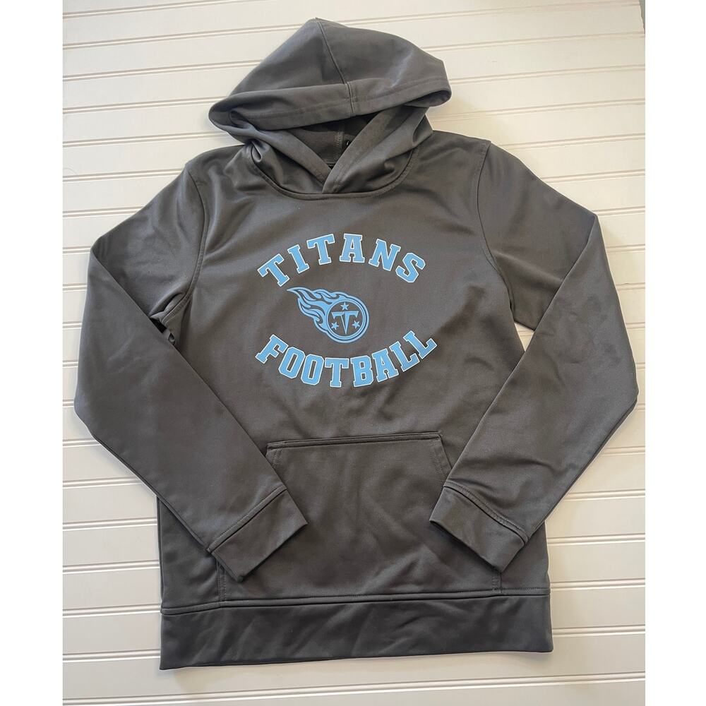 NFL Team Apparel Tennessee Titans Football Hoodie Sweatshirt - Size Youth XL 16